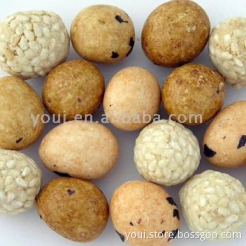 Mixed soy sauce flavor coated peanuts